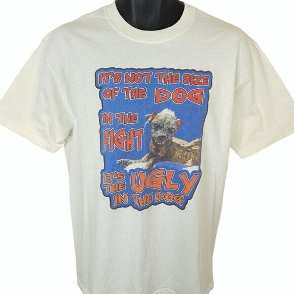 Vintage Other - Sam Worlds Ugliest Dog T Shirt Vintage Y2K Ugly Chinese Crested Mens Size Medium